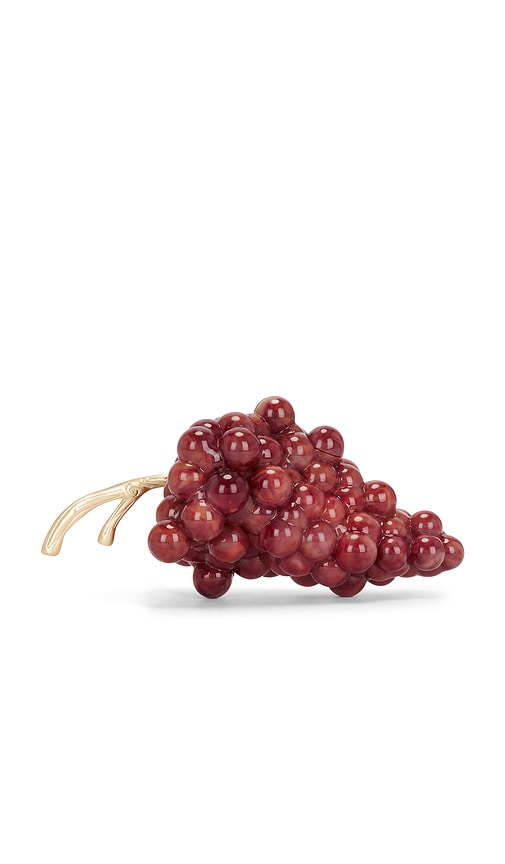Cult Gaia Grape Clutch In Red