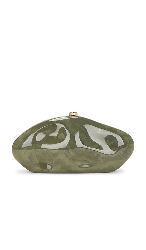 Cult Gaia The Caldera Clutch In Green