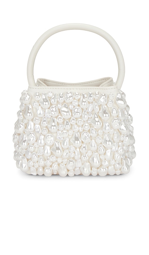 Cult Gaia Solene Top Handle Bag In White