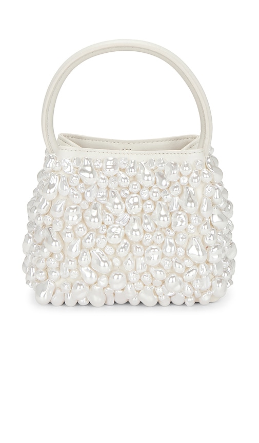 Cult Gaia Solene Top Handle Bag In White