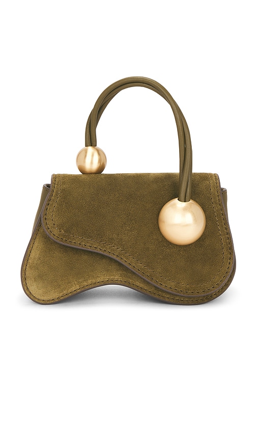 Cult Gaia Kazia Nano Crossbody Bag In Brown