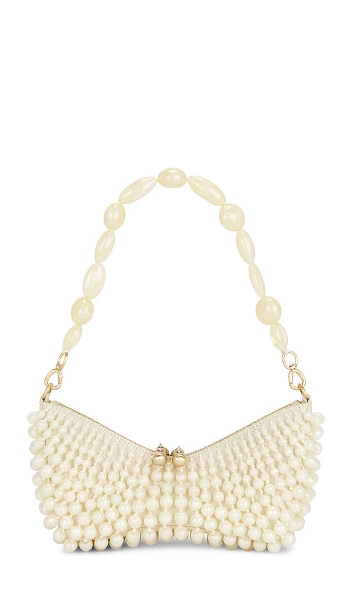 Cult Gaia Mercier Clutch In White