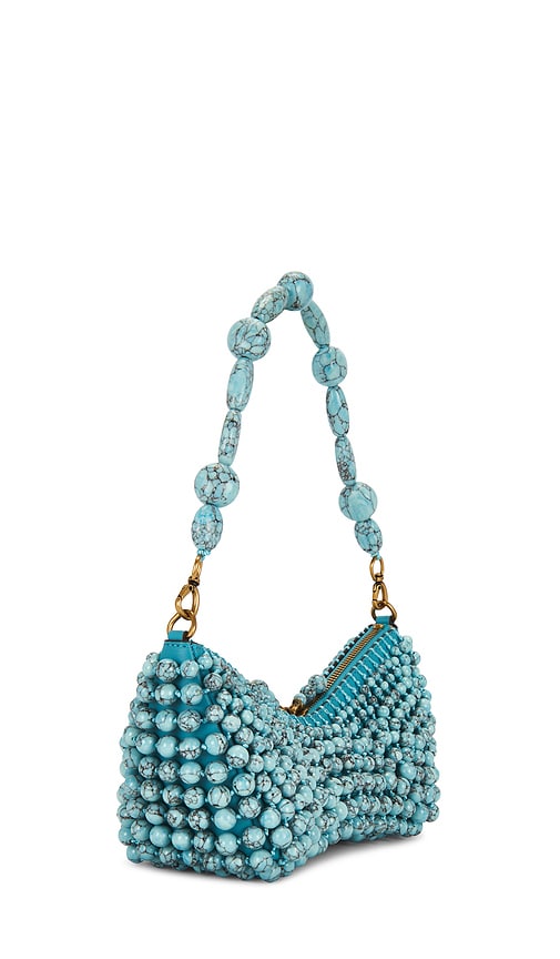 Cult Gaia Clutch Mercier In Turquoise. 