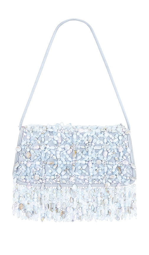 Cult Gaia Idalia Shoulder Bag in Blue.