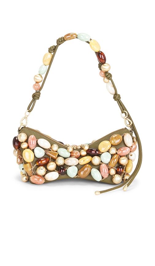Cult Gaia Mercier Clutch In Rosemary Bauble Multi