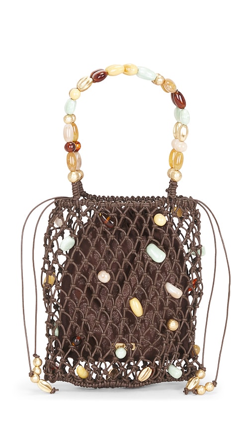 Cult Gaia Mercier Mini Tote Bag In Luwak Bauble Multi