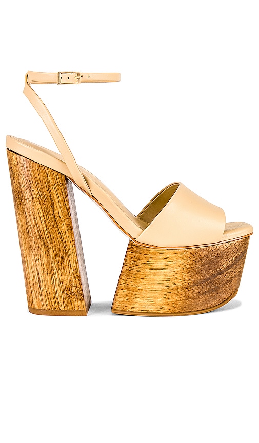 Cult Gaia Shauna Platform in Tan.