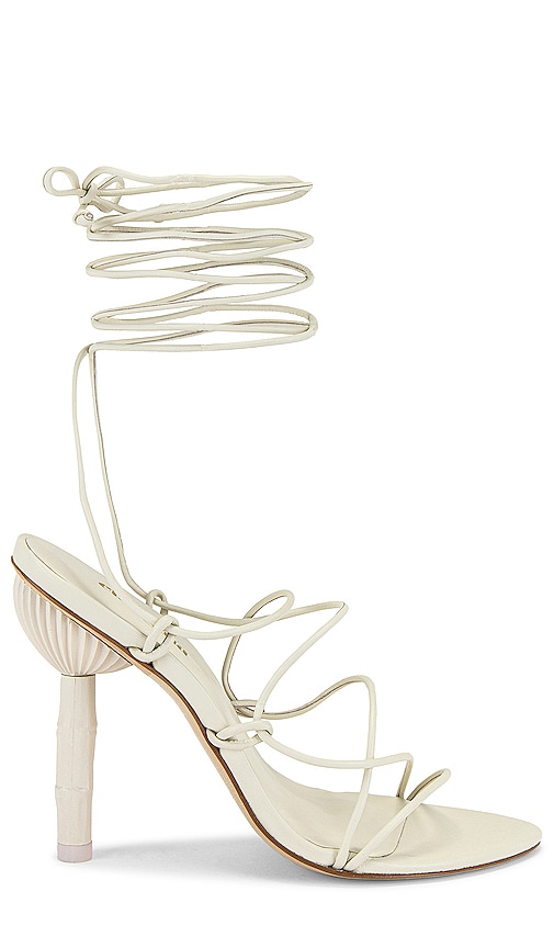 Cult Gaia Soleil Sandal in Off White 