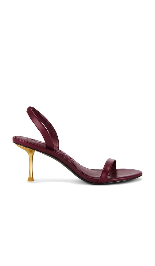 Cult Gaia Veronica Sandal In Burgundy