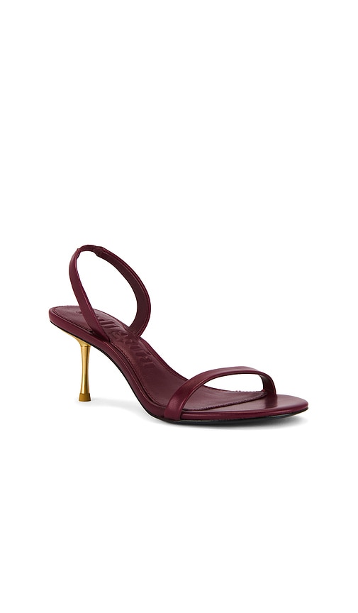 Cult Gaia Veronica Sandal In Burgundy