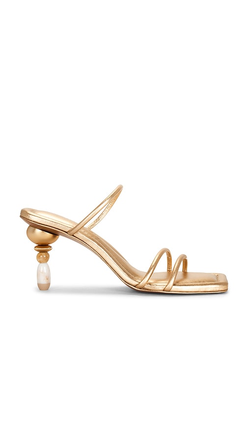 Reign Sandal by Cult Gaia in Brass