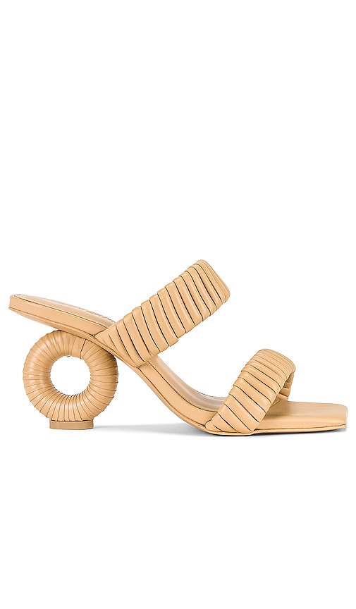 Cult Gaia Valence Sandal in Nude.