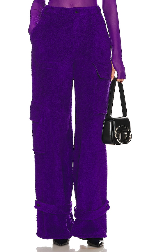Cultnaked Fluffy Trousers In Purple