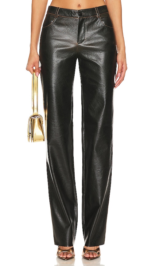 CULTNAKED Killa Faux Leather Trousers in Black