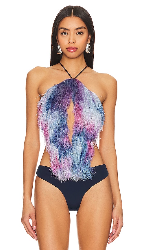 Shop Cultnaked Berry Smoothie Bodysuit In Purple