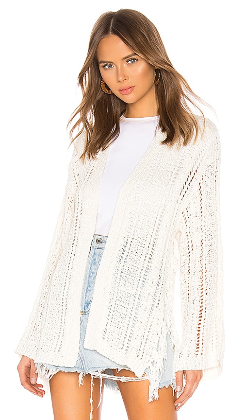 cupcakes and cashmere Rosewood Cardigan in Oatmeal