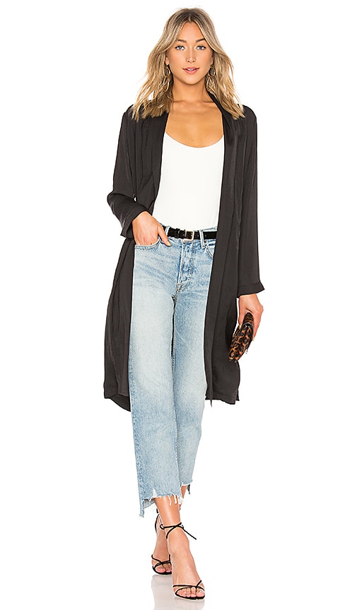 cupcakes and cashmere Farley Duster in Black | REVOLVE