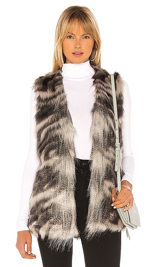 fake fur vest