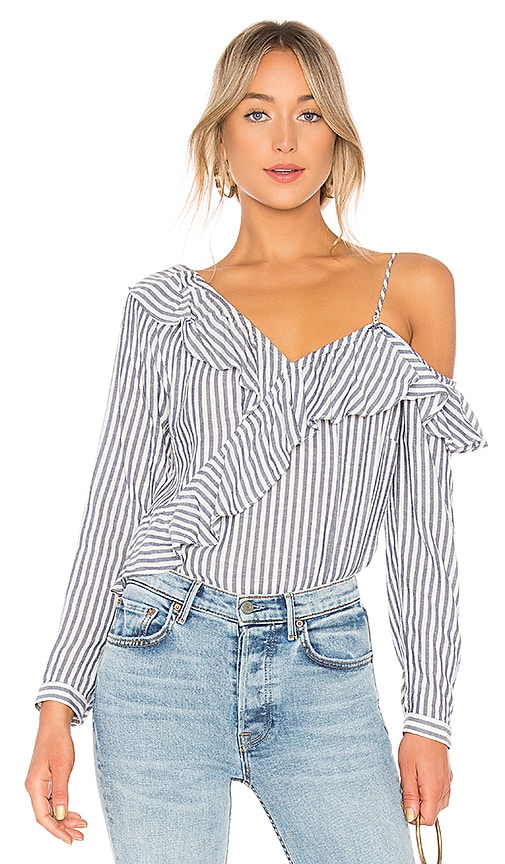 cupcakes and cashmere Jessilyn Top in Ink | REVOLVE