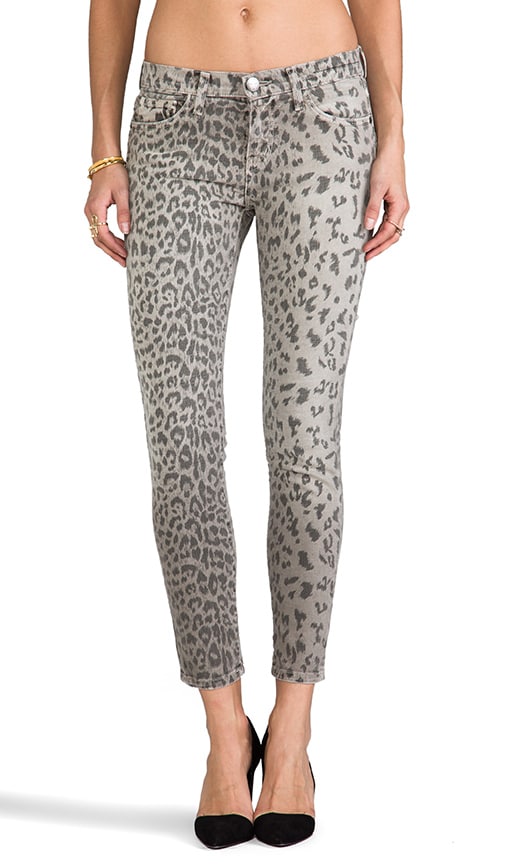 current elliott leopard print jeans