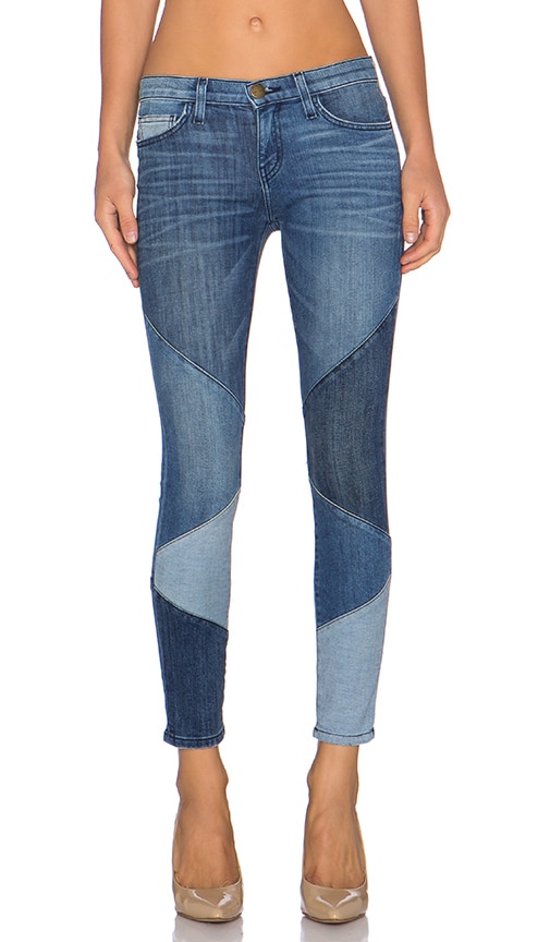current elliott patchwork jeans