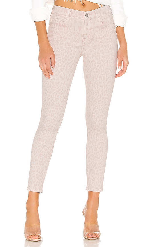 current elliott stiletto leopard jeans