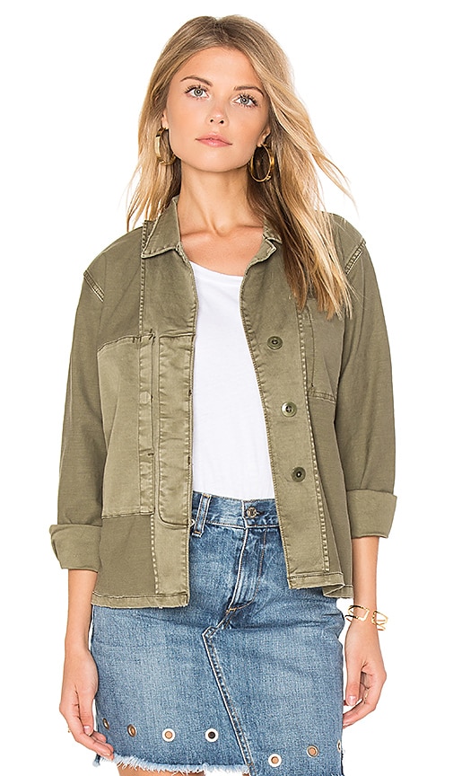 The Reversed Military Shirt Jacket