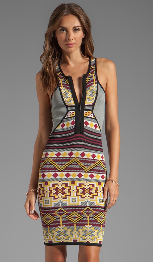 Fair Isle Power Knit Dress