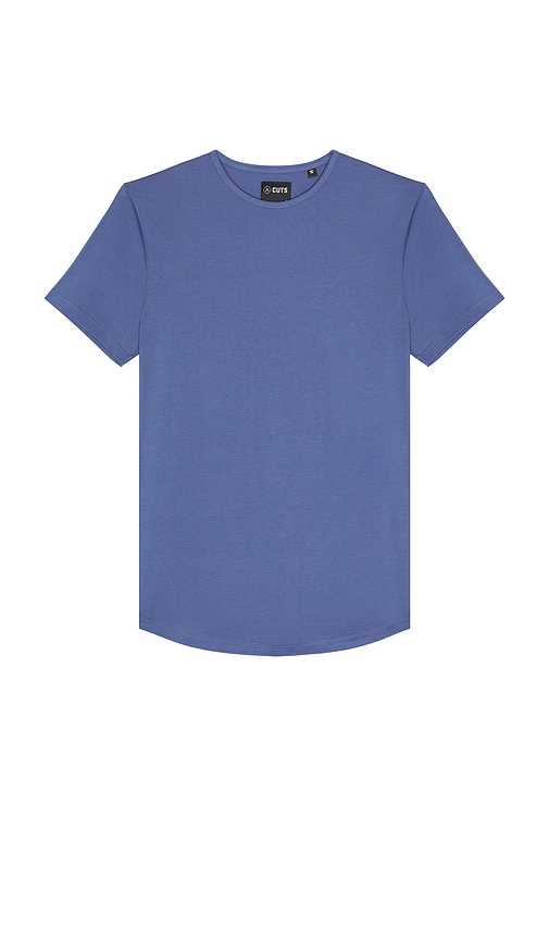 Ao Curve-hem Tee in Blue. - size L (also in M, S, XL/1X) - Cuts - Modalova