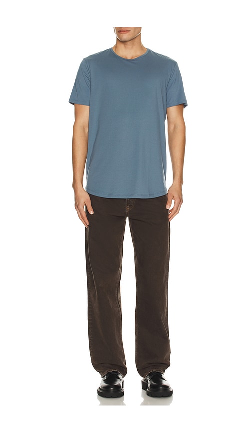  Cuts Ao Curve Hem Tee In Blue. Size S. Also In Xxl/2x. 