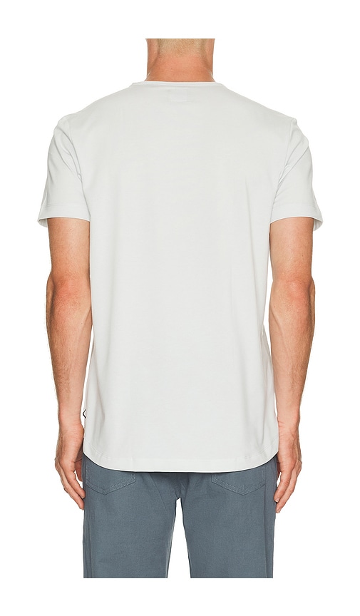 Cuts Curve Hem Tee In Neutral