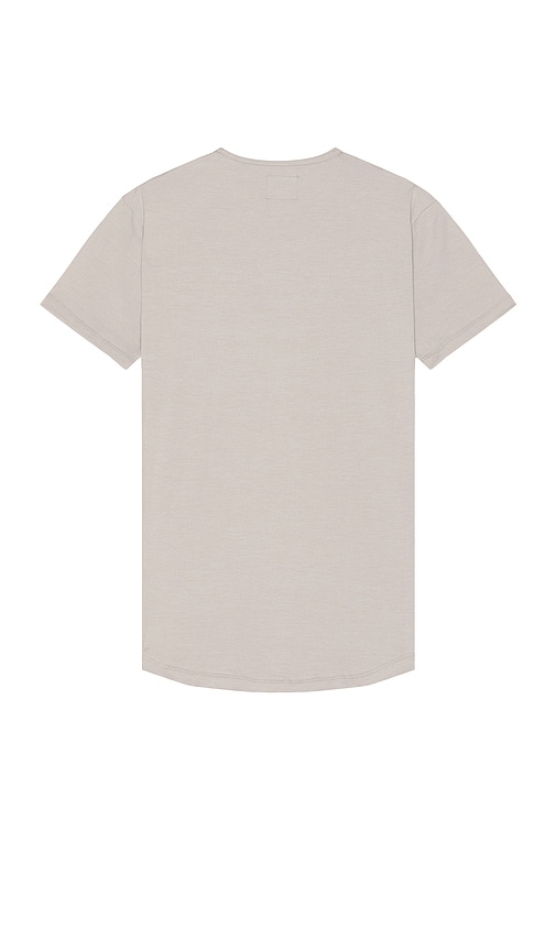 Shop Cuts Ao Curve Hem Tee In Grey