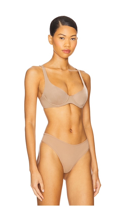Cuup Scoop Micro Bra In Brown