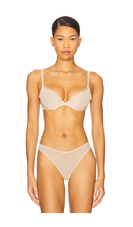 Plunge Mesh Bra in Nude. - size 32A (also in 32B, 32C, 32D, 34A, 34B, 34C, 34D, 36A, 36B, 36C, 36D) - CUUP - Modalova
