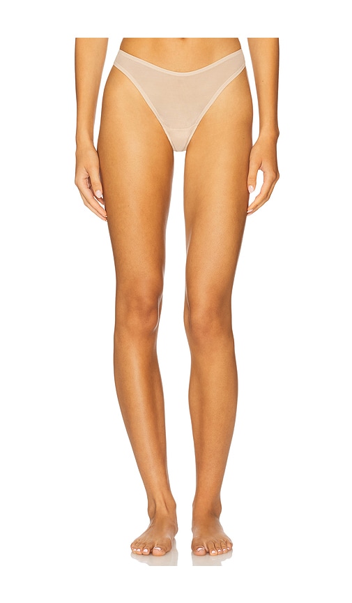Cuup Mesh Thong In Neutral