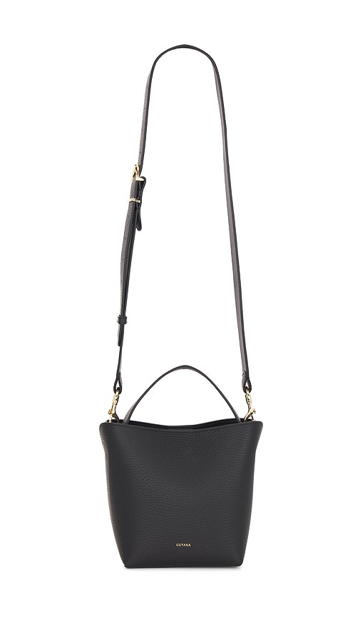 Cuyana Mini Linea Bucket Bag in Black