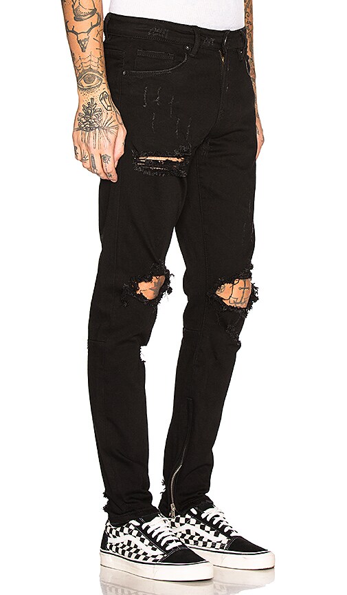 crysp chandler checker black jeans