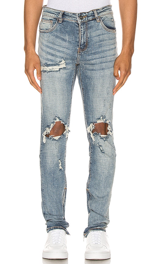 Crysp Denim Pacific Denim Jean In Blue Ripped