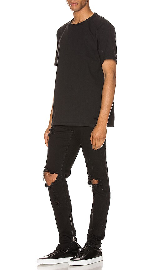 crysp pacific denim black ripped