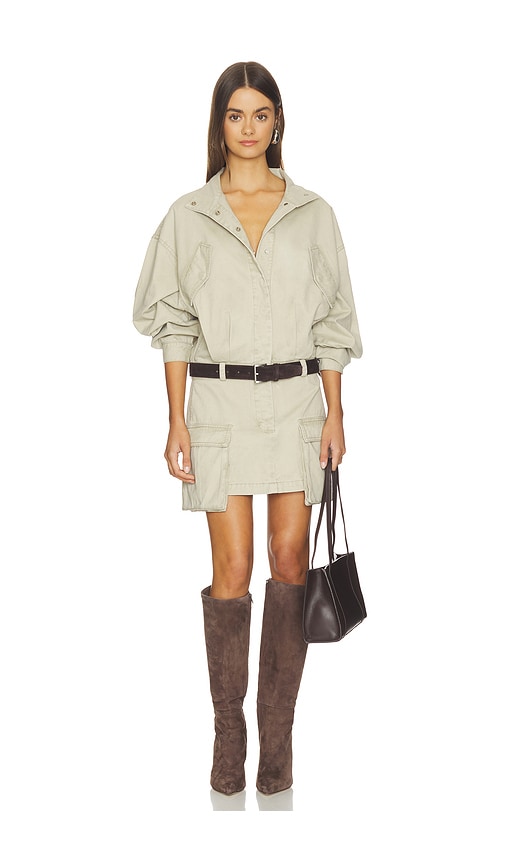 Courtney Zheng Drill Cargo Mini Dress | Thumbnail 3