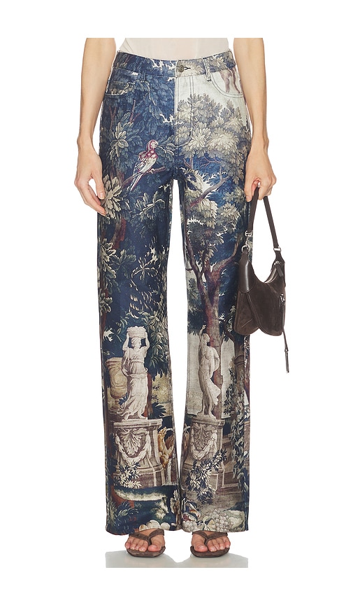 Courtney Zheng Tapestry Print Jeans | Thumbnail 3 Courtney Zheng Tapestry Print Jeans | Thumbnail 3