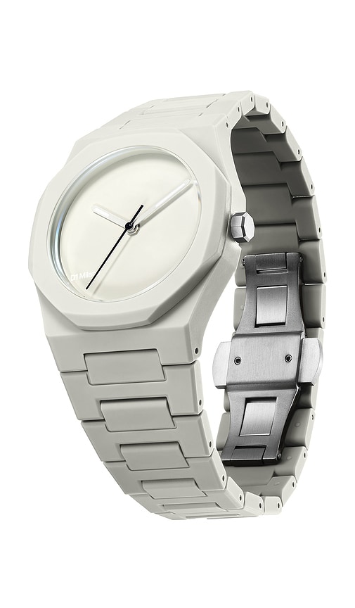 D1 Milano Polycarbon 37mm Watch In Grey