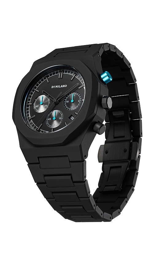 D1 Milano Polychrono 40.5mm Watch In Black