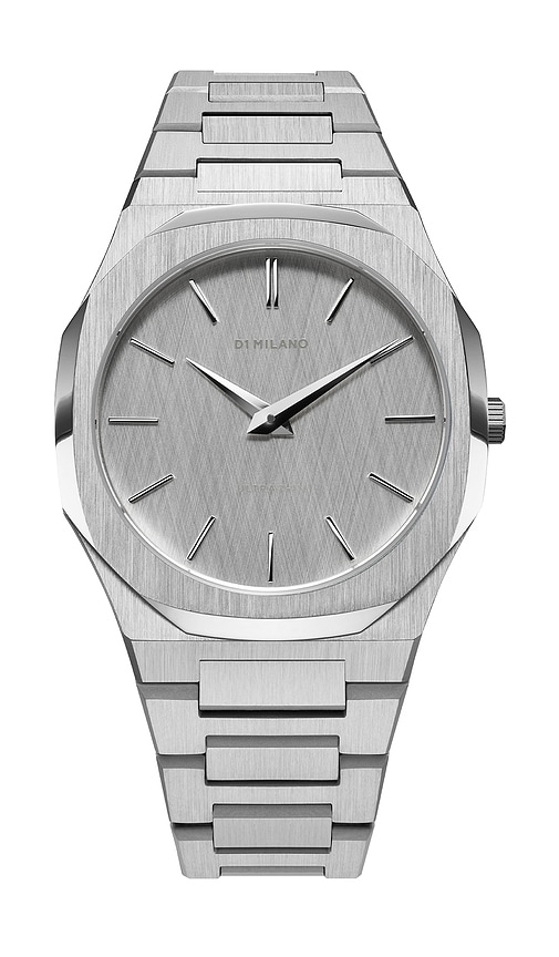 D1 Milano Ultra Thin Bracelet 40mm Watch In Metallic Silver