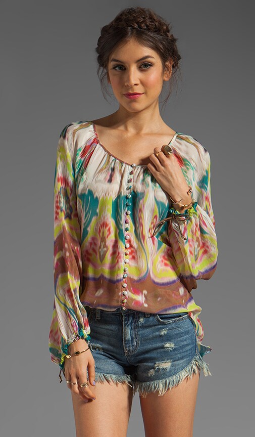 Bell Sleeve Peasant Blouse