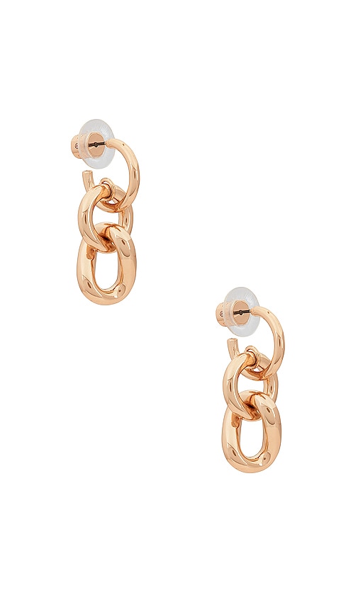 Dannijo Kaia Drop Earrings In Metallic Gold