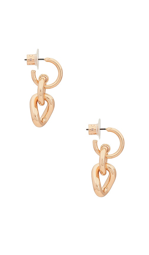 Shop Dannijo Kaia Drop Earrings In Metallic Gold