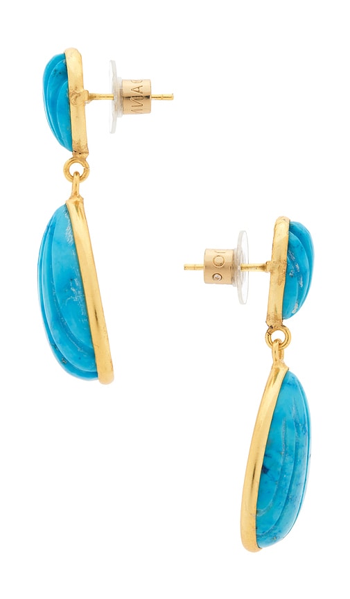 Dannijo Sana Drop Earrings In Blue