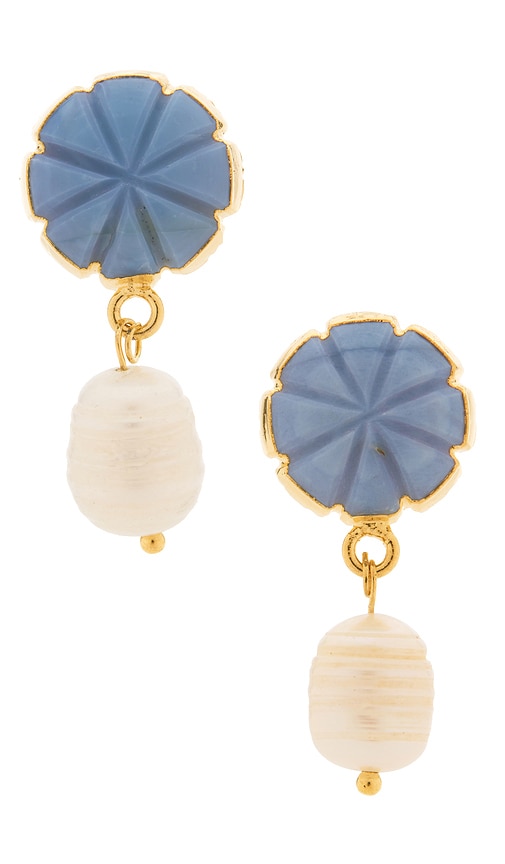Dannijo Morgan Earrings In White