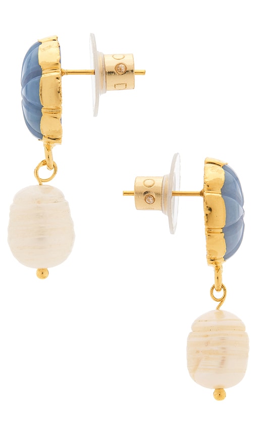 Dannijo Morgan Earrings In White